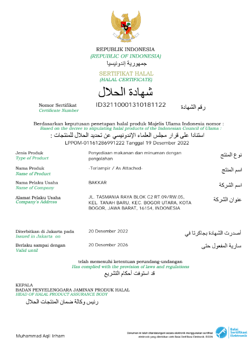 sertifikat halal